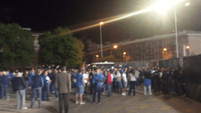 Serie B, tensione a Novara nel post-gara