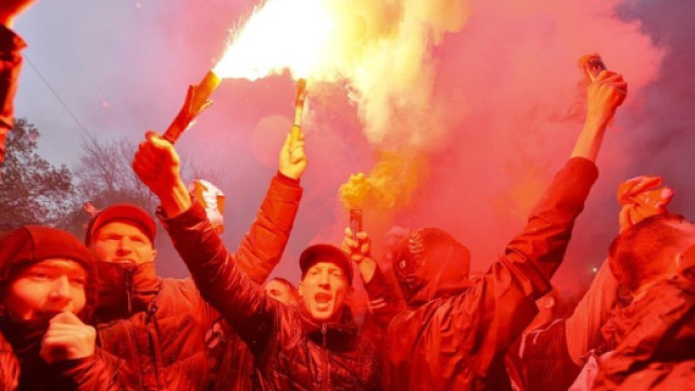 Ultras Giallorossi aggrediscono tifosi Liverpool