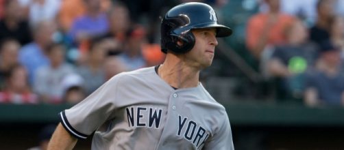 Brett Gardner with a two HR performance, including a game-tying shot in the 9th that helped the Yankees [Image via Keith Allison/Flickr]