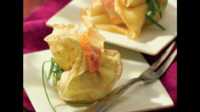 Cucinare con il bimby: crepes al salmone affumicato