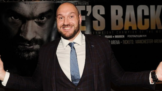 Tyson Fury torna sul ring: affronter&agrave; l'albanese Sefer Seferi