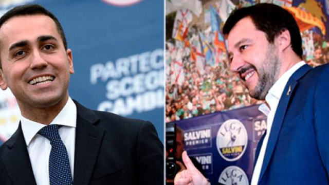 Luigi Di Maio (M5S) e Matteo Salvini (Lega)