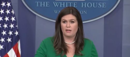 Sarah Huckabee Sanders at White House, via YouTube