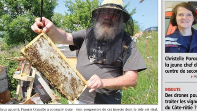 Principal organe d'information de l'Ard&egrave;che, le R&eacute;veil fait sa une sur les difficult&eacute;s des apiculteurs et la disparition des abeilles