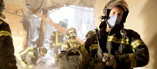 Siguen buscando los obreros atrapados tras derrumbe en Madrid