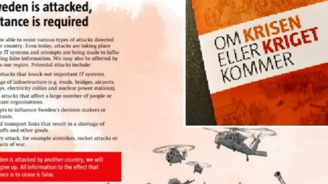 Svezia, un opuscolo casa per casa prepara la gente alla guerra - today.it