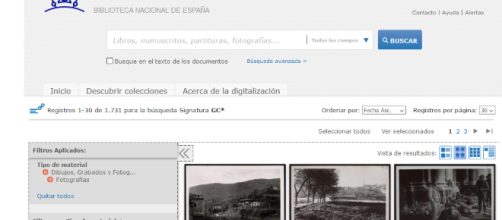 Vistazo del visor donde localizar y consultar las 11 000 fotograf&iacute;as de la Guerra Civil