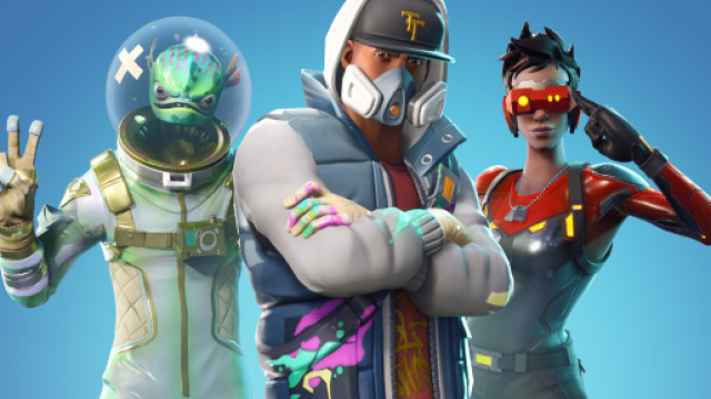 In alto, un'immagine del gioco Fortnite.