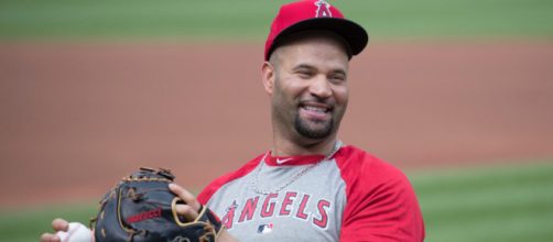 Albert Pujols will soon become the 32nd member of the 3,000 hit club. Image Source: Flickr | Keith Allison