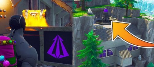 Secret base in "Fortnite Battle Royale"