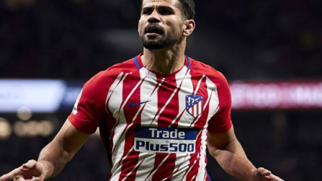 Diego Costa, attaccante dell'Atl&egrave;tico Madrid.