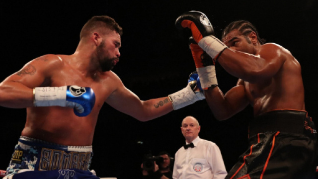 Tony Bellew e David Haye sul ring: il rematch si combatte il 5 maggio 2018