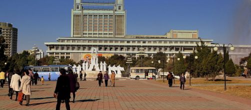 Fountain Park in Pyongyang city, DPRK (Image credit &ndash; Calflier001, Wikimedia Commons)