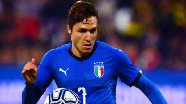 Federico Chiesa, giocatore della Fiorentina e della nazionale italiana
