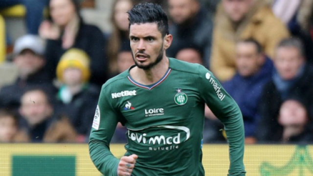 R&eacute;my Cabella sous le maillot de l'AS Saint-Etienne