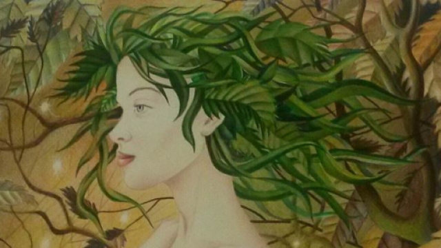 Una Fata dei Boschi dell'artista nuorese Serafino Sanna.