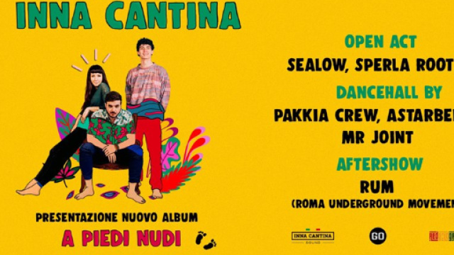 Inna Cantina: band reggea-pop romana per l'uscita dell'album "A piedi nudi"