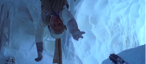 Luke reaches for his lightsaber in 'The Empire Strikes Back.' StarWars/YouTube