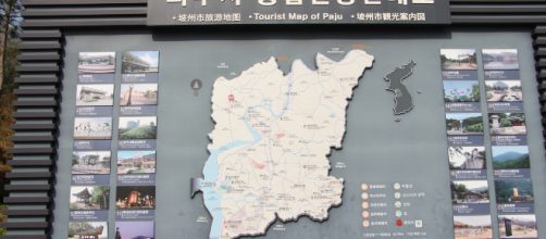 Map of the DMZ or De-militarised Zone for tourists - Flickr