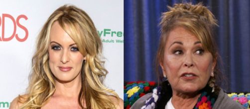 Stormy Daniels, Roseanne Barr, via Twitter