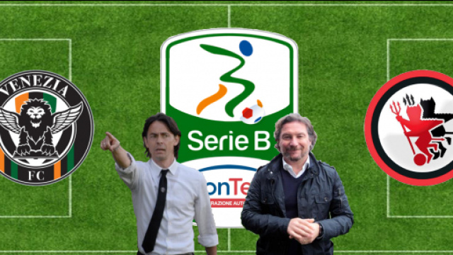 Filippo Inzaghi e Giovanni Stroppa, allenatori di Venezia e Foggia