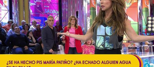 S&aacute;lvame: El misterio del agua en la silla de Mar&iacute;a Pati&ntilde;o.