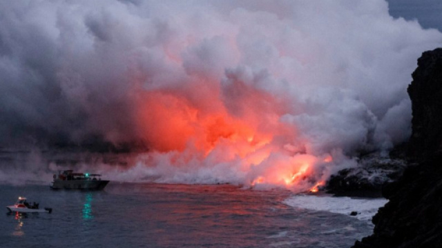 Violenta eruzione del vulcano Kilauea