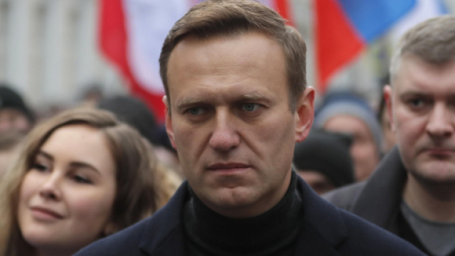 Alexei Navalny in manifestazione il 29 February 2020 per la morte di Boris Nemtsov. &copy;Wikimedia Commons