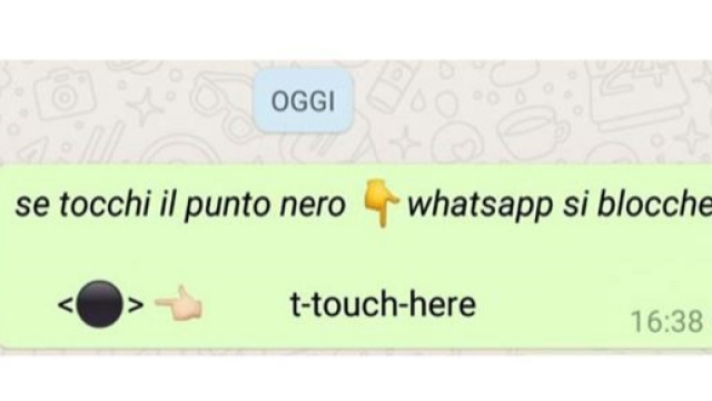 Il messaggio di WhatsApp che blocca gli smartphone