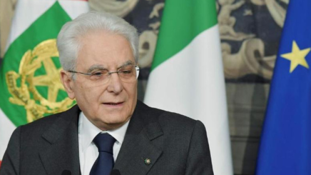 Il presidente della Repubblica Mattarella