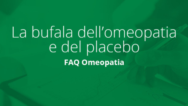 La bufala dell'omeopatia e del placebo - Vanda Omeopatici - vandaomeopatici.it