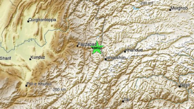 Terremoto: fortissima scossa nell'Hindu Kush, si temono gravi danni e vittime