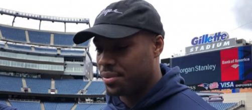 Jeremy Hill signed a one-year deal with the Patriots (Image Credit: The Providence Journal/YouTube)