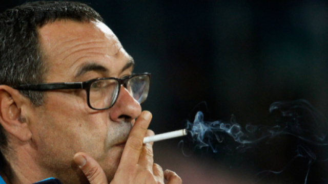 Nella foto: Maurizio Sarri, 59 anni, dalla stagione 2015/2016 sulla panchina del Napoli..