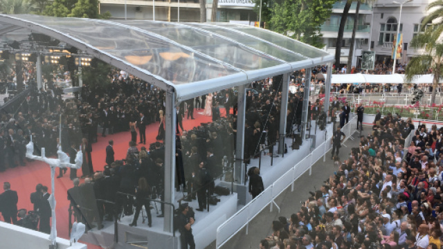 Tapis rouge de l'Ouverture du 71&egrave;me Festival de Cannes