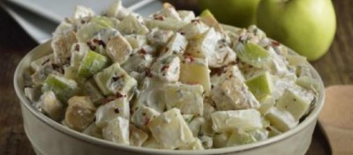Receta para solteros: Rica ensalada de Papas, manzana y pollo - com.pa