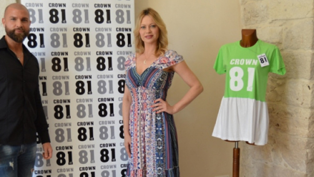 Anna Falchi con Miky Falcicchio a Toritto