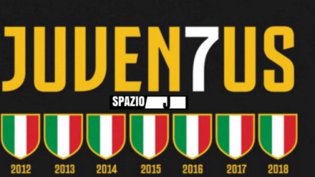 Sette scudetti consecutivi, un record per la Juventus