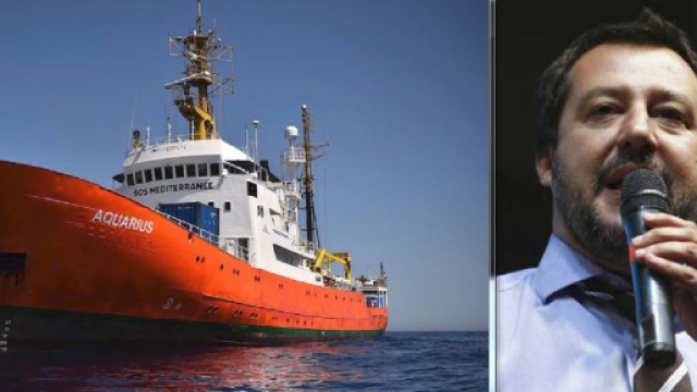 Salvini canta 'vittoria' per il caso della nave Aquarius