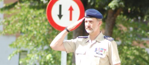 El Rey se implica en su papel de comandante en jefe