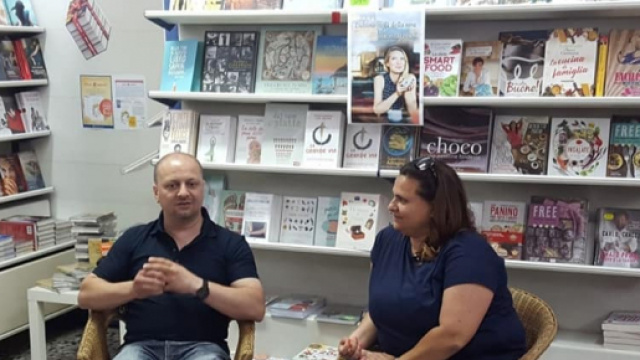 Diego Galdino alla libreria Mondadori di Bari