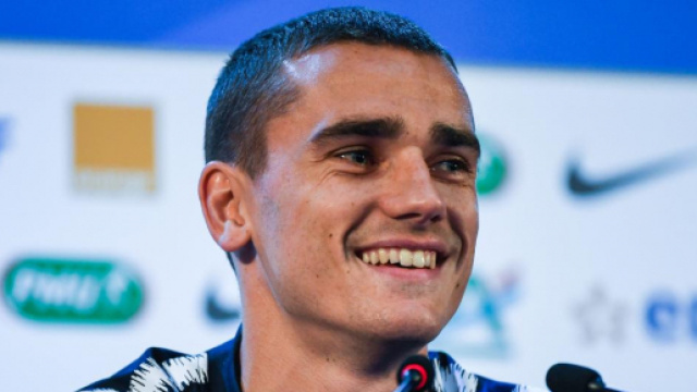 Griezmann &agrave; la conf&eacute;rence de presse.