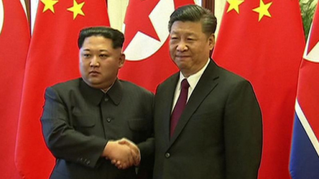 Kim Jong-Un a entam&eacute; sa troisi&egrave;me rencontre avec Xi Jinping depuis fin Mars.