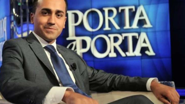 Luigi Di Maio ospite di Bruno Vespa a Porta a Porta
