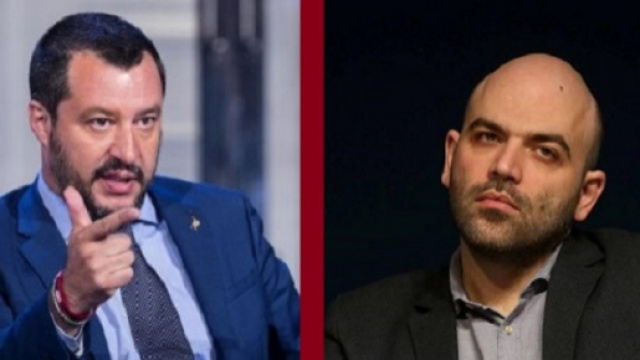 Continua il botta e risposta mediatico tra Salvini e Saviano (Corriere.it - repubblica.it)
