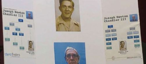 Image of the investigation into Joseph Chandler - Press conference US Marshals display