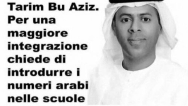 'Introduciamo i numeri arabi nelle scuole' e in molti credono alla bufala