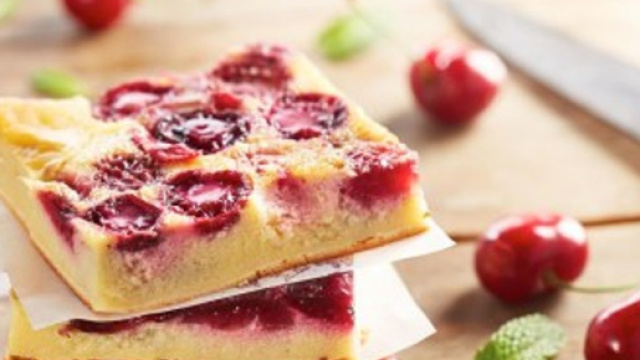 : Men&ugrave; della settimana: Focacce dolci alle ciliegie