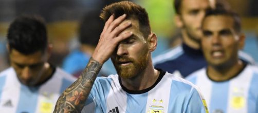 La desesperaci&oacute;n de Leo Messi en el partido contra Nigeria