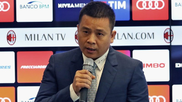 Il presidente del Milan Yonghong Li